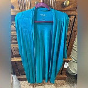 NWT Torrid teal Blue super soft knit cardigan (A1KS)
